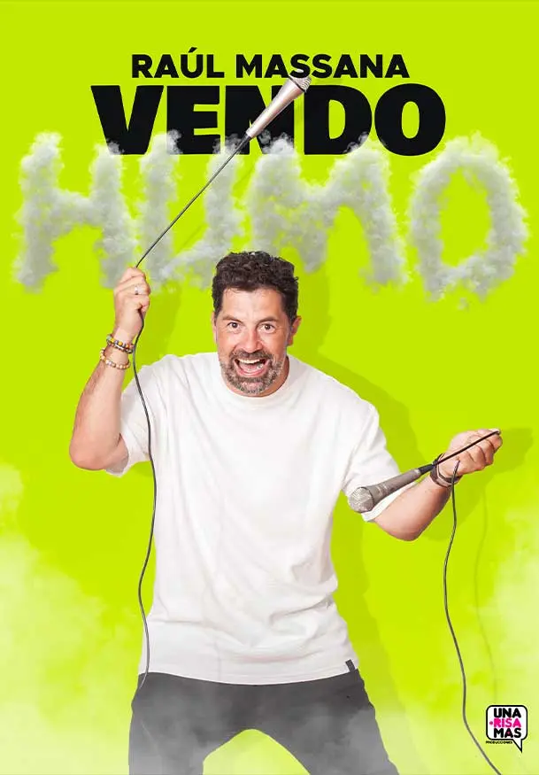Cartel de Raúl Massana: Vendo humo