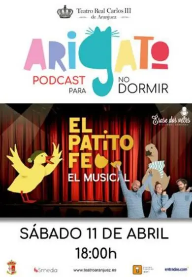 Cartel de Arigato, podcast para no dormir
