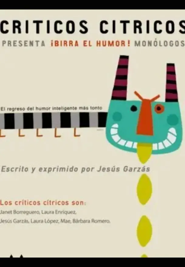 Cartel de ¡Birra el humor!
