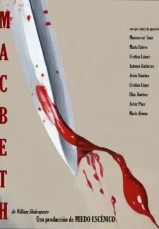 Cartel de Compañía Miedo Escénico: MacBeth