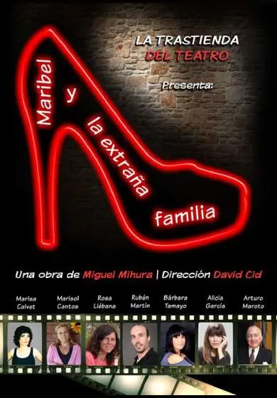 Cartel de Maribel y la extraña familia