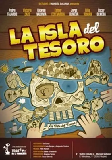 Cartel de La isla del tesoro