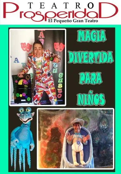 Cartel de Magia divertida para niños