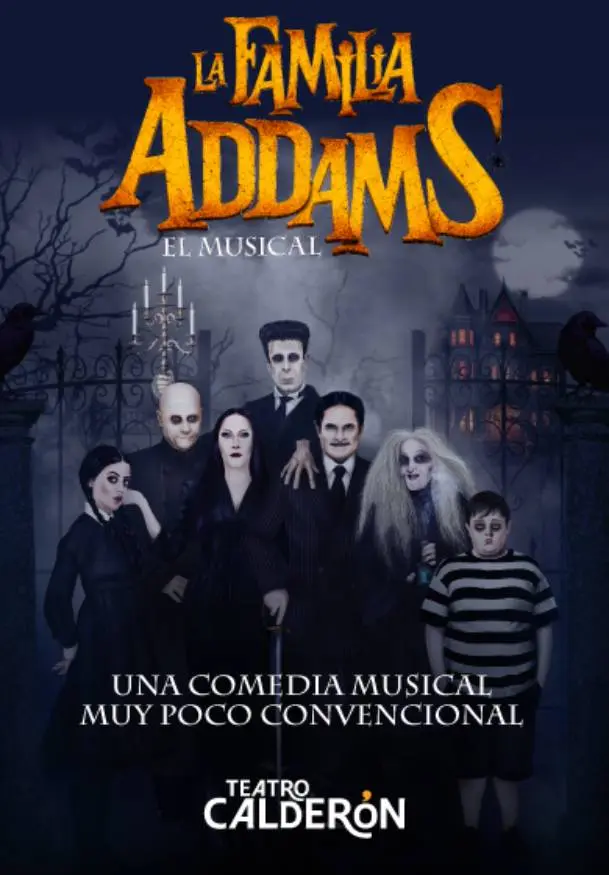 Cartel de La Familia Addams, el musical