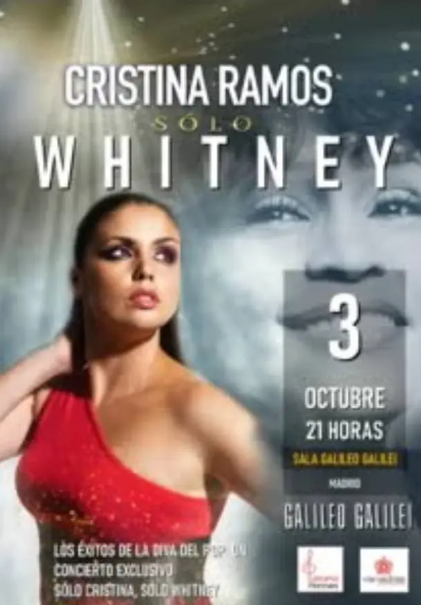 Cartel de Cristina Ramos - Solo Whitney
