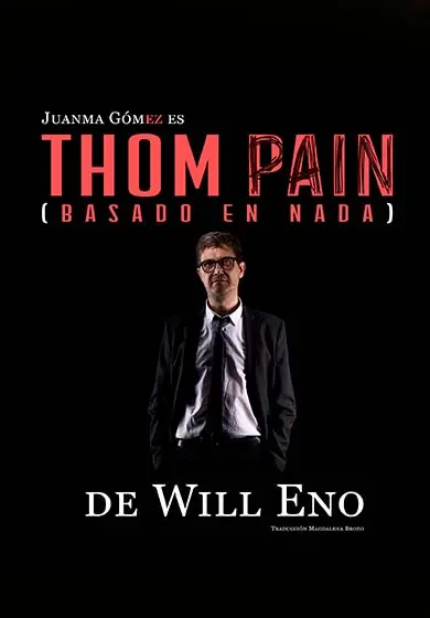 Cartel de Thom Pain (basado en nada)