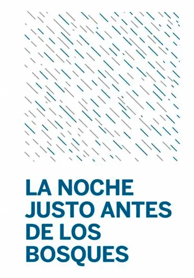 Cartel de Fernando Renjifo: La Noche Justo Antes de los Bosques