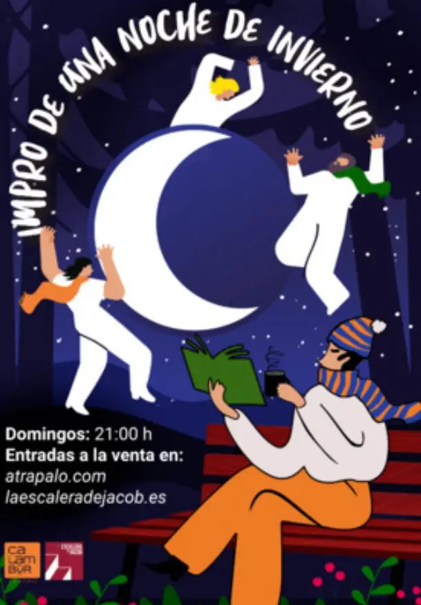 Cartel de Impro de una noche de... invierno