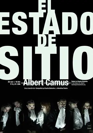 Cartel de El estado de sitio