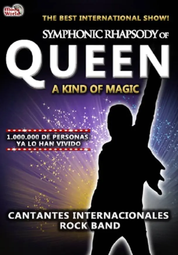 Cartel de Symphonic Rhapsody of Queen - A kind of magic