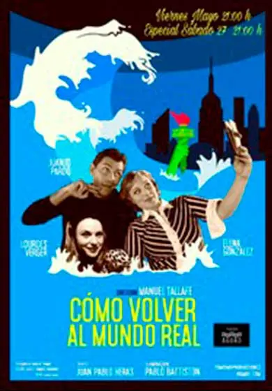 Cartel de Cómo volver al mundo real