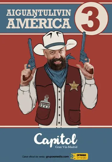Cartel de Goyo Jiménez: Aiguantulivinamerica 3