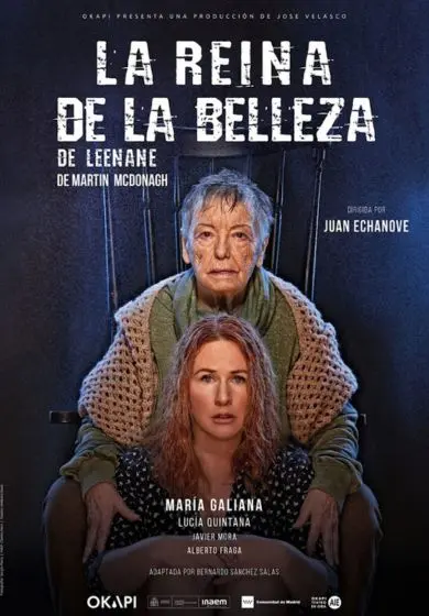 Cartel de Juan Echanove: La reina de la belleza