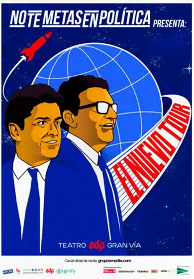 Cartel de No te metas en política: El nuevo tour