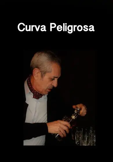 Cartel de Curva peligrosa