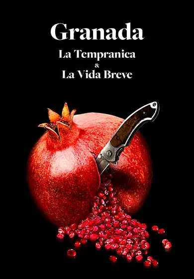 Cartel de Granada: La Tempranica y La vida breve