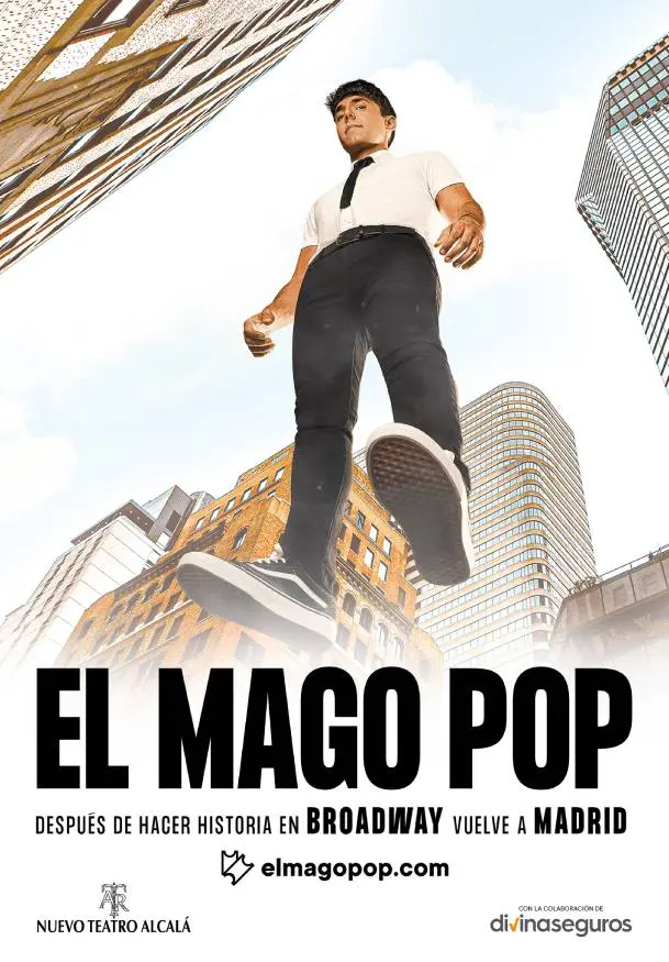 Cartel de El Mago Pop: Nada es imposible (Broadway Edition)