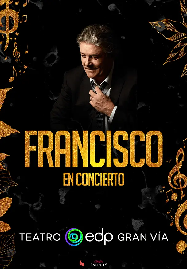 Cartel de Francisco en concierto