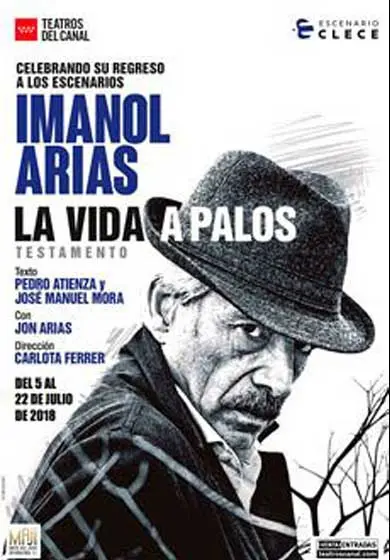Cartel de La vida a palos. Testamento