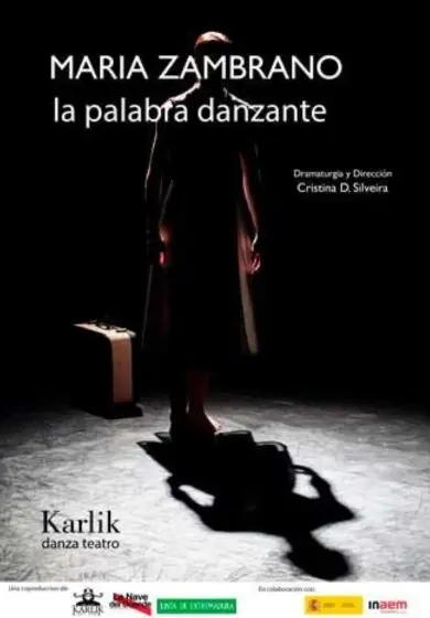 Cartel de María Zambrano, la palabra danzante
