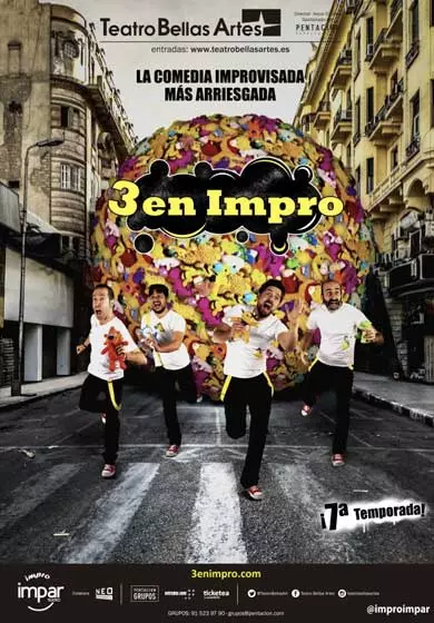 Cartel de Impro impar: 3 en impro