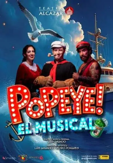Cartel de Popeye. The musical