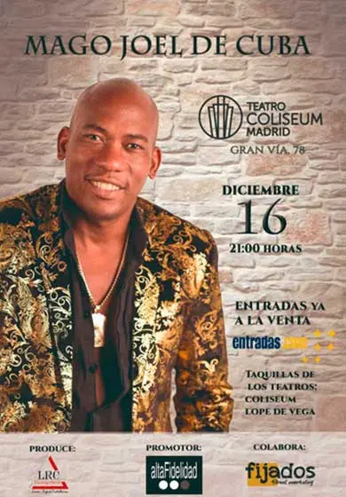 Cartel de Mago Joel de Cuba