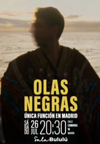 Cartel de Olas negras