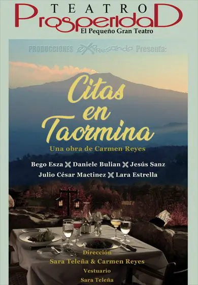 Cartel de Citas en Taormina