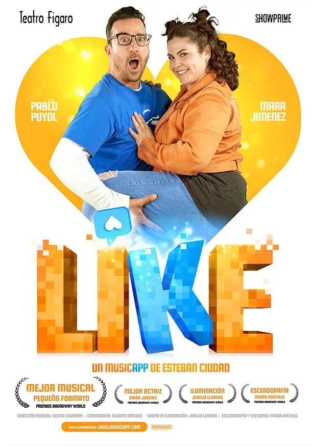 Cartel de Like, el MusicApp