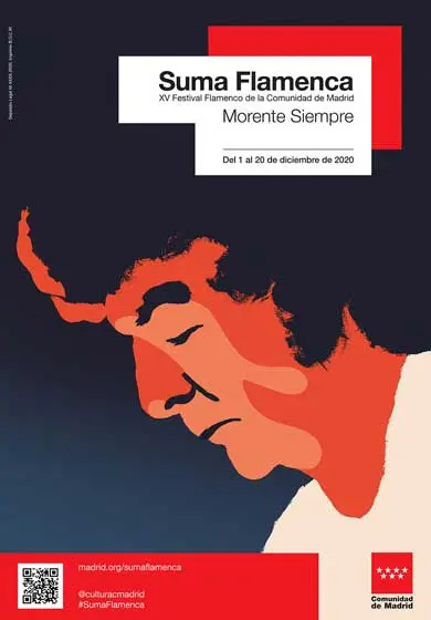 Cartel de Suma Flamenca 2020: Festival de la Comunidad de Madrid