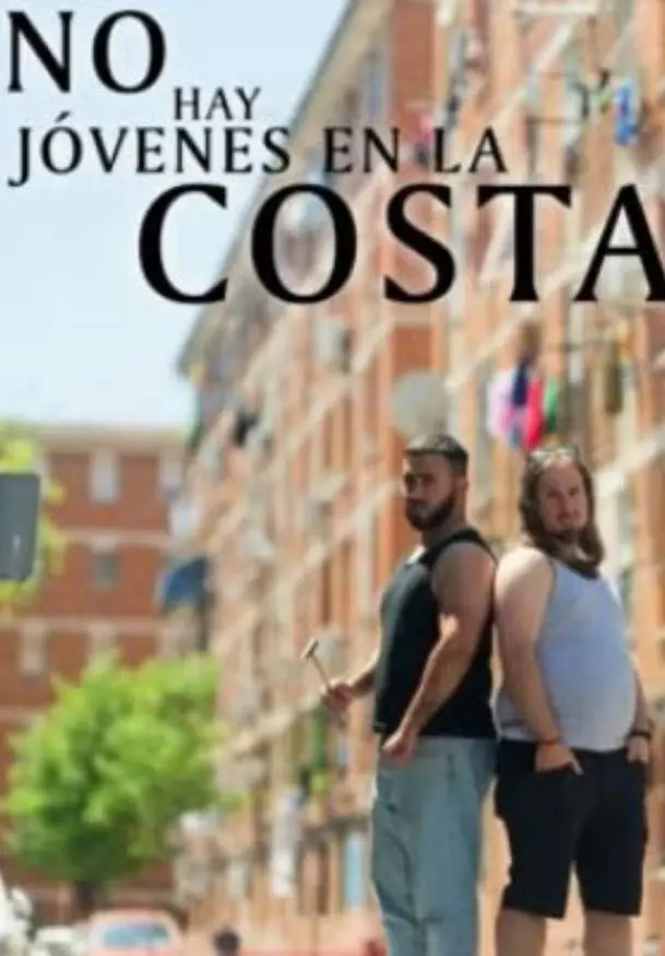 Cartel de No hay jóvenes en la costa