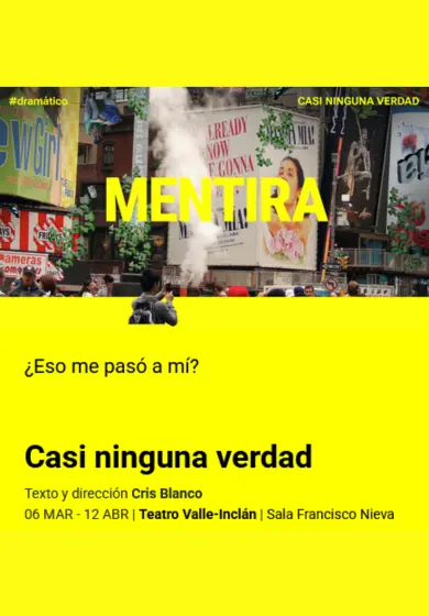Cartel de Casi ninguna verdad