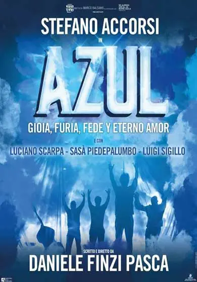 Cartel de Stefano Accorsi: Azul – Gioia, Furia, Fede y Eterno Amor