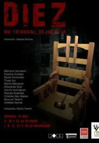 Cartel de Diez, un tribunal de justicia