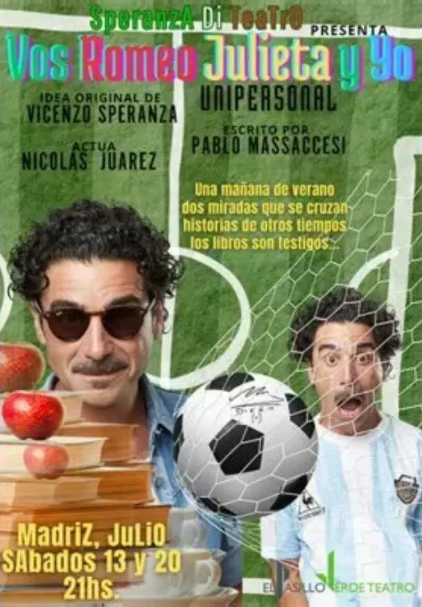 Cartel de Vos Romeo Julieta y Yo