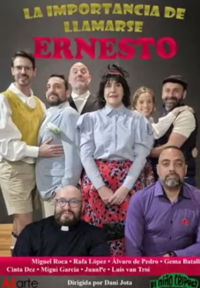 Cartel de La importancia de llamarse Ernesto - Dani Jota