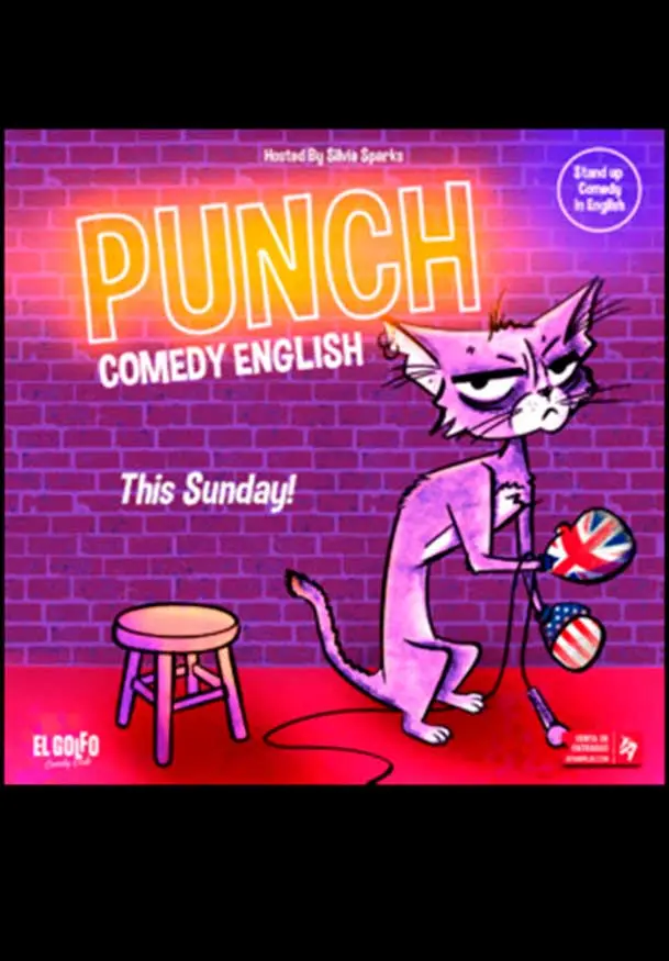 Cartel de Punch comedy english