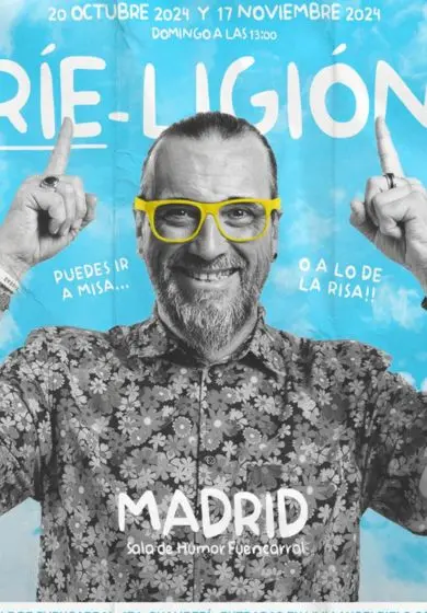 Cartel de Ríe-ligión