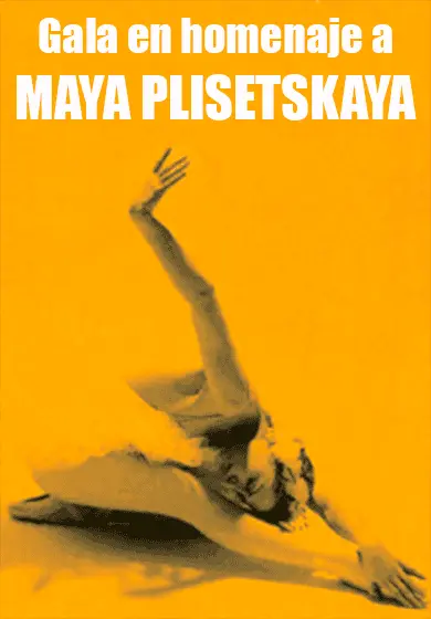 Cartel de Gala en homenaje a Maya Plisetskaya