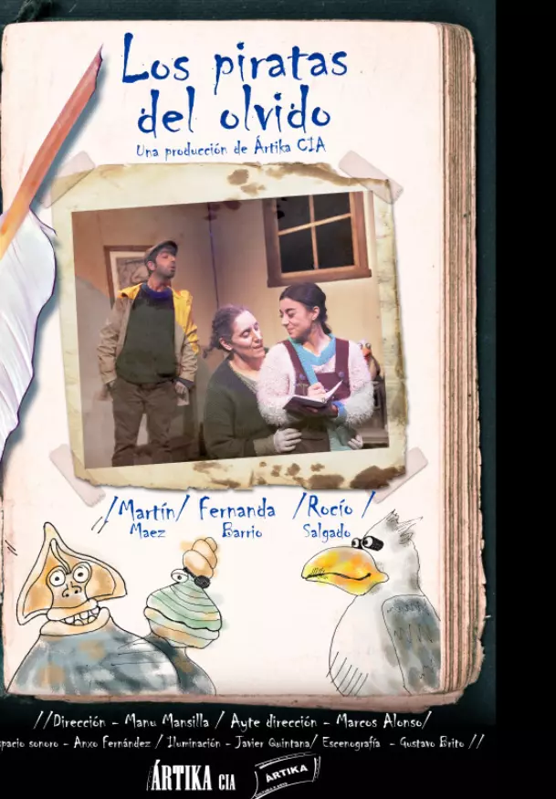 Cartel de Los piratas del olvido