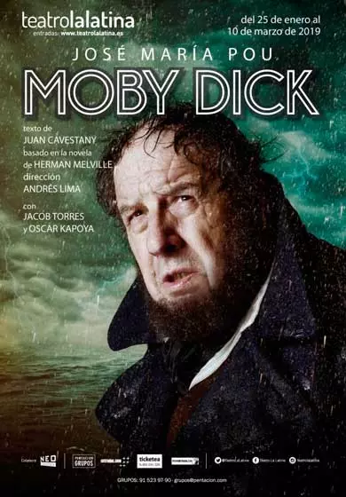 Cartel de Josep Maria Pou: Moby Dick
