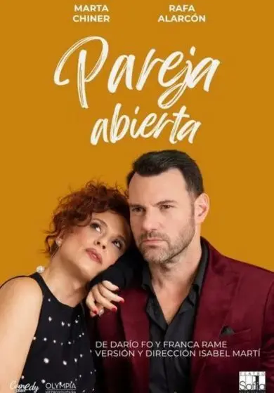 Cartel de Pareja abierta - Rafa Alarcón y Marta Chiner
