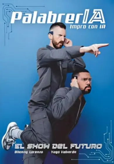 Cartel de PalabrerIA - Bonifacético y Yago Valverde