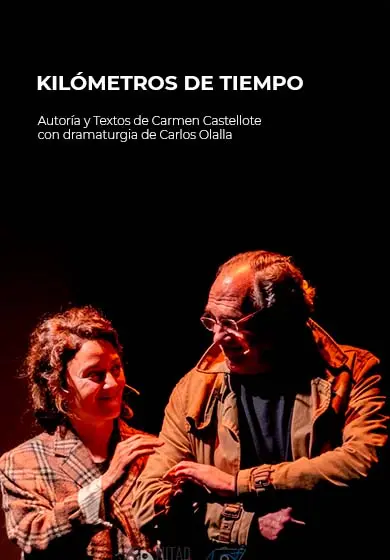 Cartel de Kilómetros de tiempo