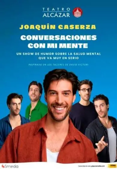 Cartel de Conversaciones con mi mente - Joaquín Caserza