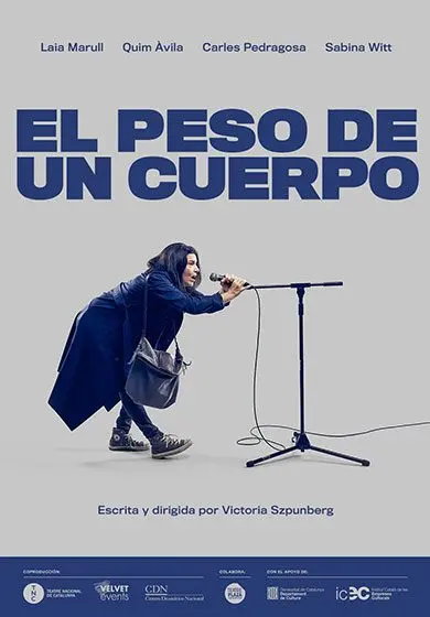 Cartel de El peso de un cuerpo