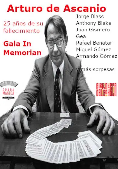 Cartel de Arturo de Ascanio - Gala In Memoriam
