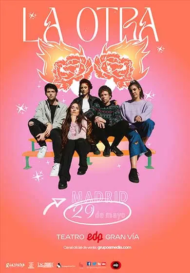 Cartel de La Otra en concierto