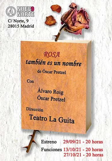 Cartel de Rosa también es un nombre